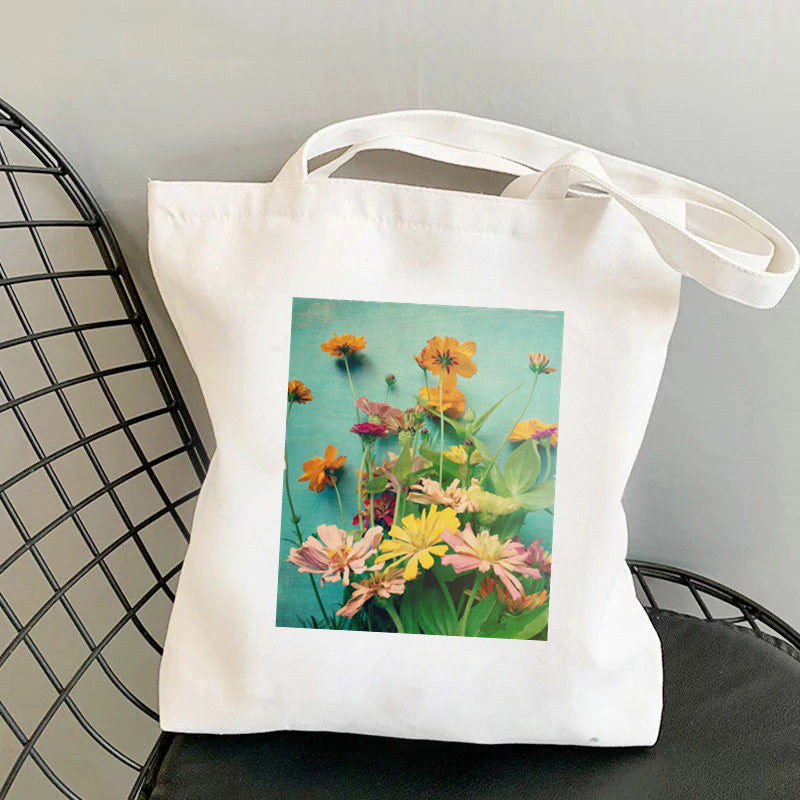 Women's Fashion One Shoulder Canvas Tote Bag