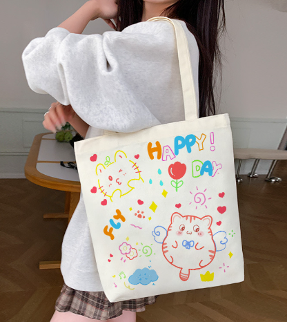 Wood and Stone Original Canvas Shoulder Tote Bag