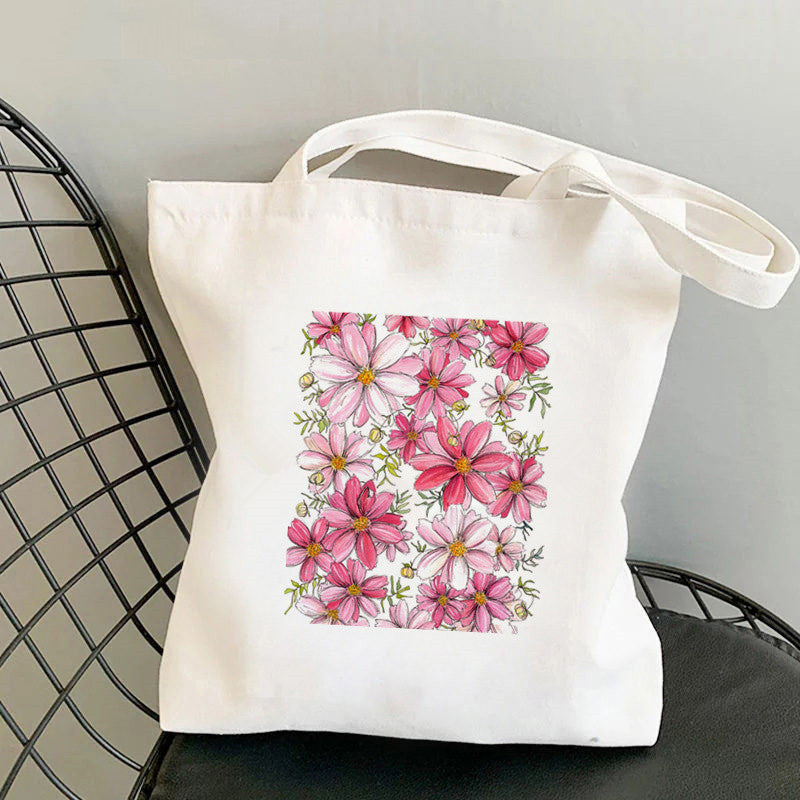 Women's Fashion One Shoulder Canvas Tote Bag