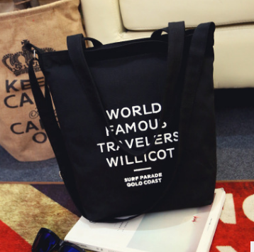 Eco-Friendly Canvas Shoulder Tote Bag for Women