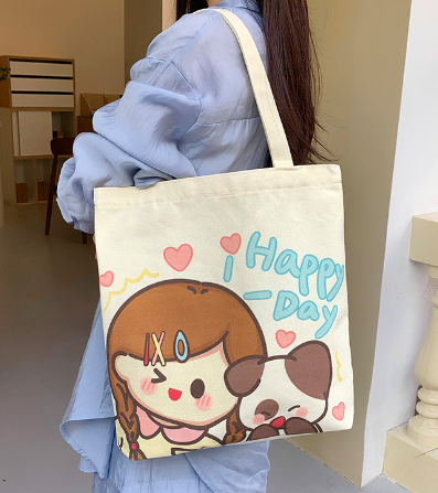 Wood and Stone Original Canvas Shoulder Tote Bag