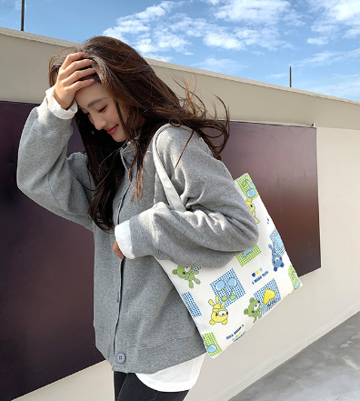 Wood and Stone Original Canvas Shoulder Tote Bag