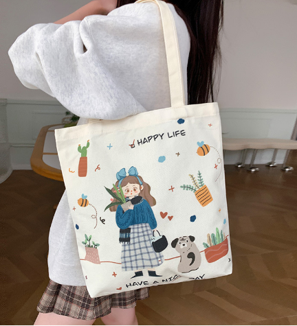 Wood and Stone Original Canvas Shoulder Tote Bag