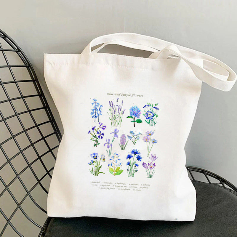 Women's Fashion One Shoulder Canvas Tote Bag