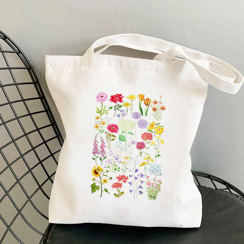 Women's Fashion One Shoulder Canvas Tote Bag