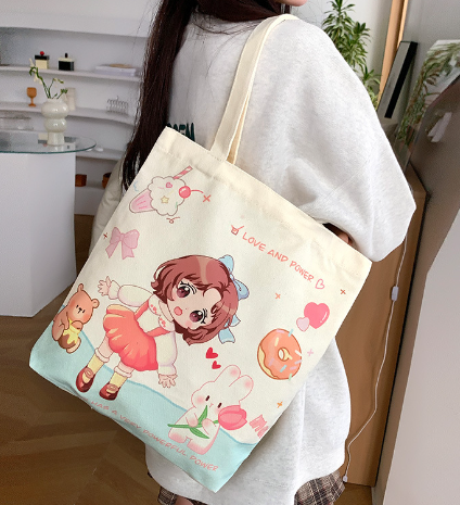 Wood and Stone Original Canvas Shoulder Tote Bag