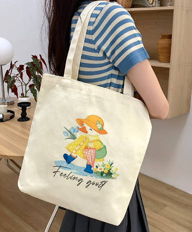 Wood and Stone Original Canvas Shoulder Tote Bag