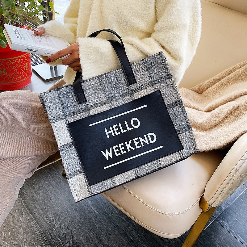 Korean Original Canvas Tote Bag for Women (2019)