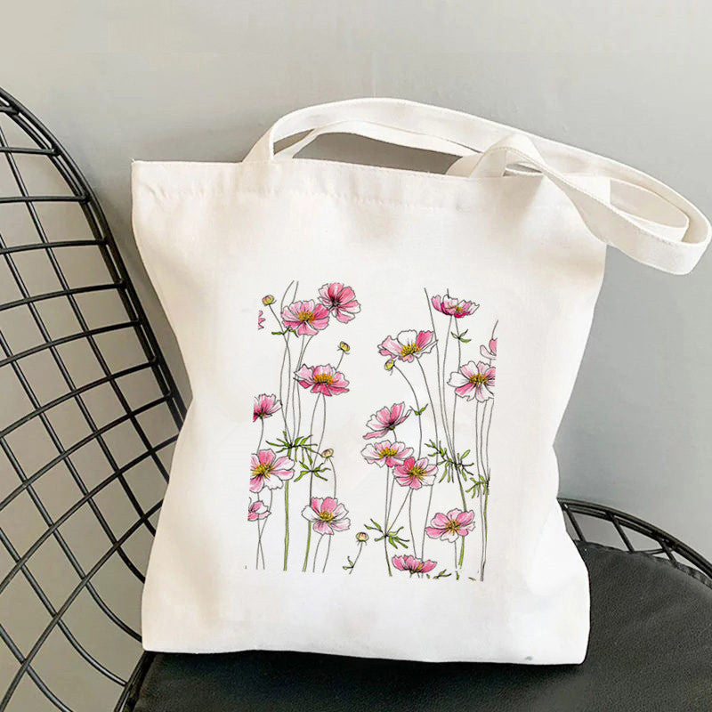 Women's Fashion One Shoulder Canvas Tote Bag