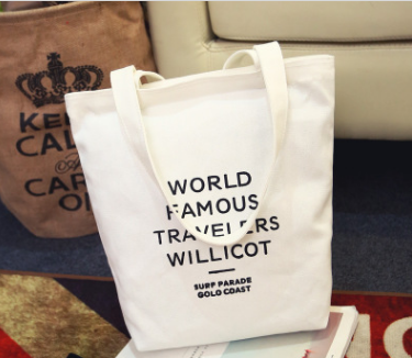 Eco-Friendly Canvas Shoulder Tote Bag for Women