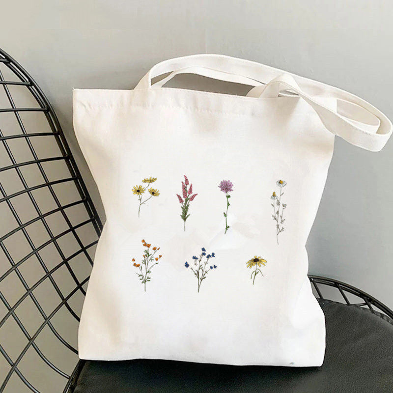 Women's Fashion One Shoulder Canvas Tote Bag