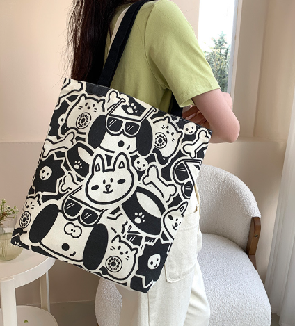 Wood and Stone Original Canvas Shoulder Tote Bag