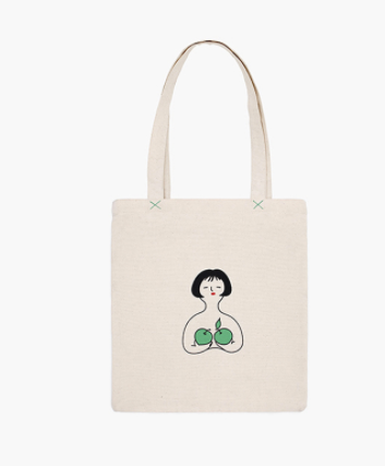 Wood and Stone Original Canvas Shoulder Tote Bag