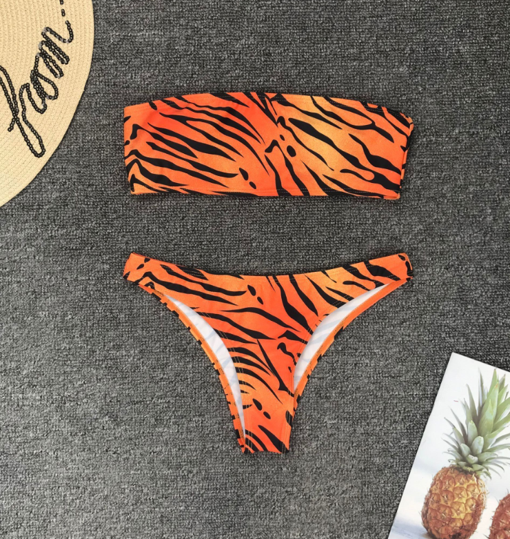 Leopard Print Bikini Swimwear