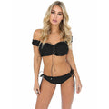 Strap Bikini Set with Sexy Off-Shoulder Design