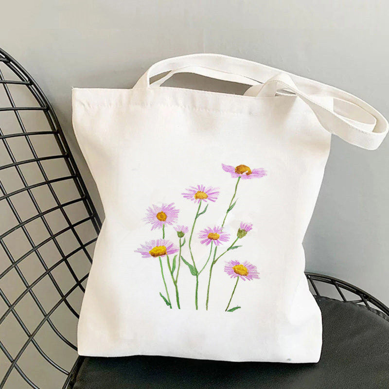 Women's Fashion One Shoulder Canvas Tote Bag
