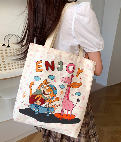 Wood and Stone Original Canvas Shoulder Tote Bag